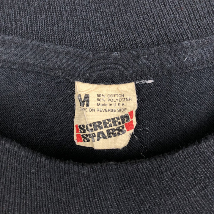 90'S Screen Stars Princeton University College T-shirt, Made in USA, Men's Size M (approx.), Vintage cotton black type Vintage Second Hand