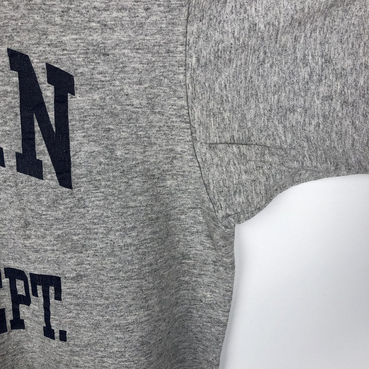 90'S BIKE MICHIGAN University of Michigan Triple Print College T-Shirt, Made in USA, Men's Size L (Equivalent), Vintage cotton gray type Vintage Second Hand