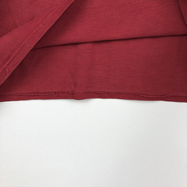 90'S Russell College T-shirt, Made in USA, Men's XL, Vintage cotton burgundy type Vintage Second Hand