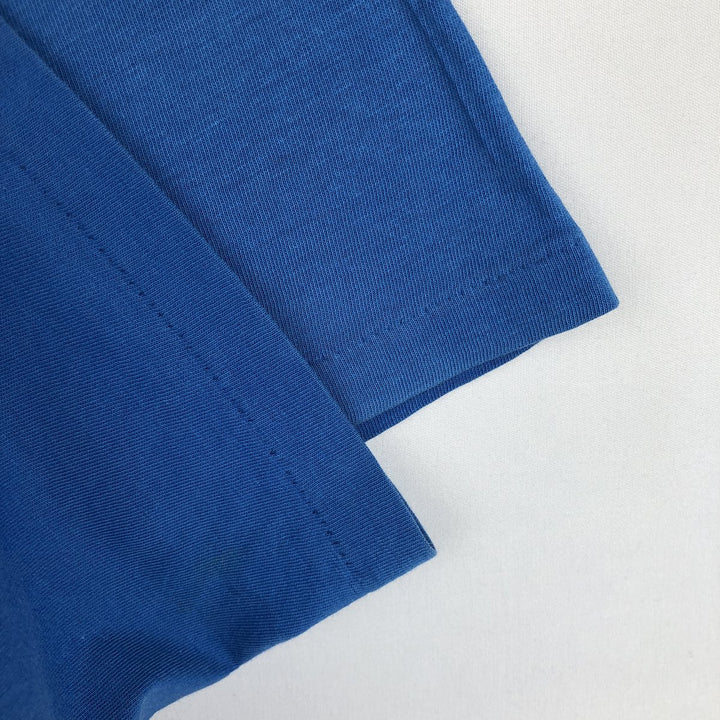 ~90'S College T-shirt, Men's Size M (approx.), Vintage unclear blue type Vintage Second Hand