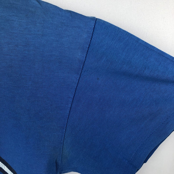 ~90'S College T-shirt, Men's Size M (approx.), Vintage unclear blue type Vintage Second Hand