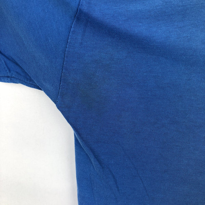 ~90'S College T-shirt, Men's Size M (approx.), Vintage unclear blue type Vintage Second Hand