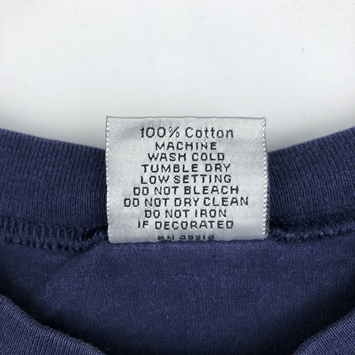 90'S GEAR PENN STATE Pennsylvania State University College T-shirt, Made in USA, Men's Size L (approx.), Vintage cotton navy blue type Vintage Second Hand