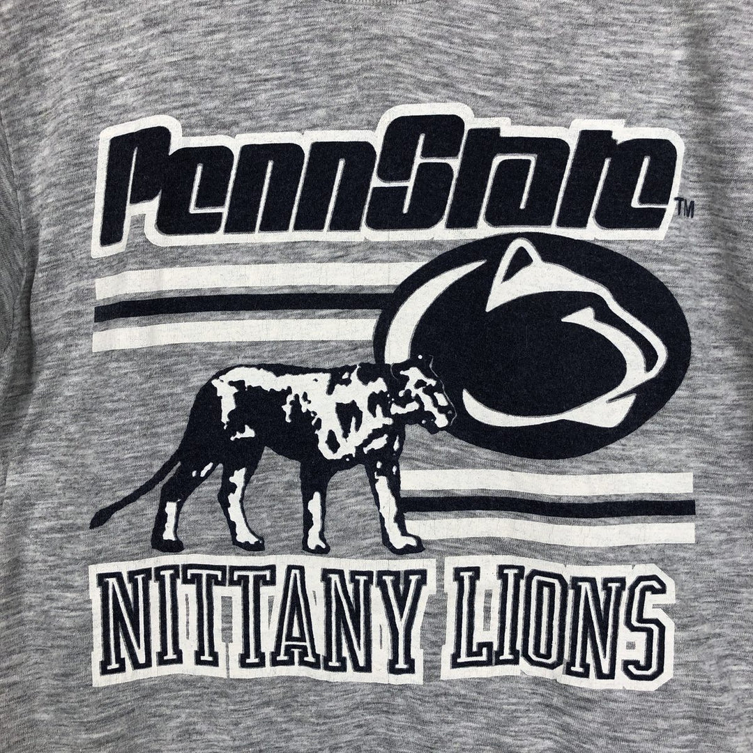 ~90'S CALIFORNIA GOLD PENN STATE Pennsylvania State University College T-shirt, Made in USA, Women's Size S (approx.), Vintage polyester gray type Vintage Second Hand