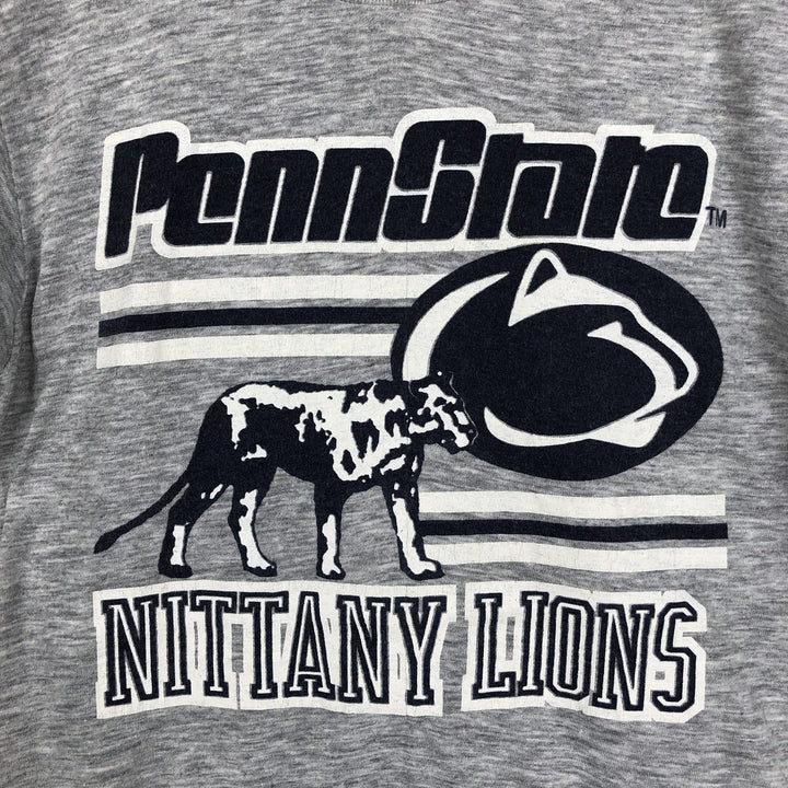 ~90'S CALIFORNIA GOLD PENN STATE Pennsylvania State University College T-shirt, Made in USA, Women's Size S (approx.), Vintage polyester gray type Vintage Second Hand