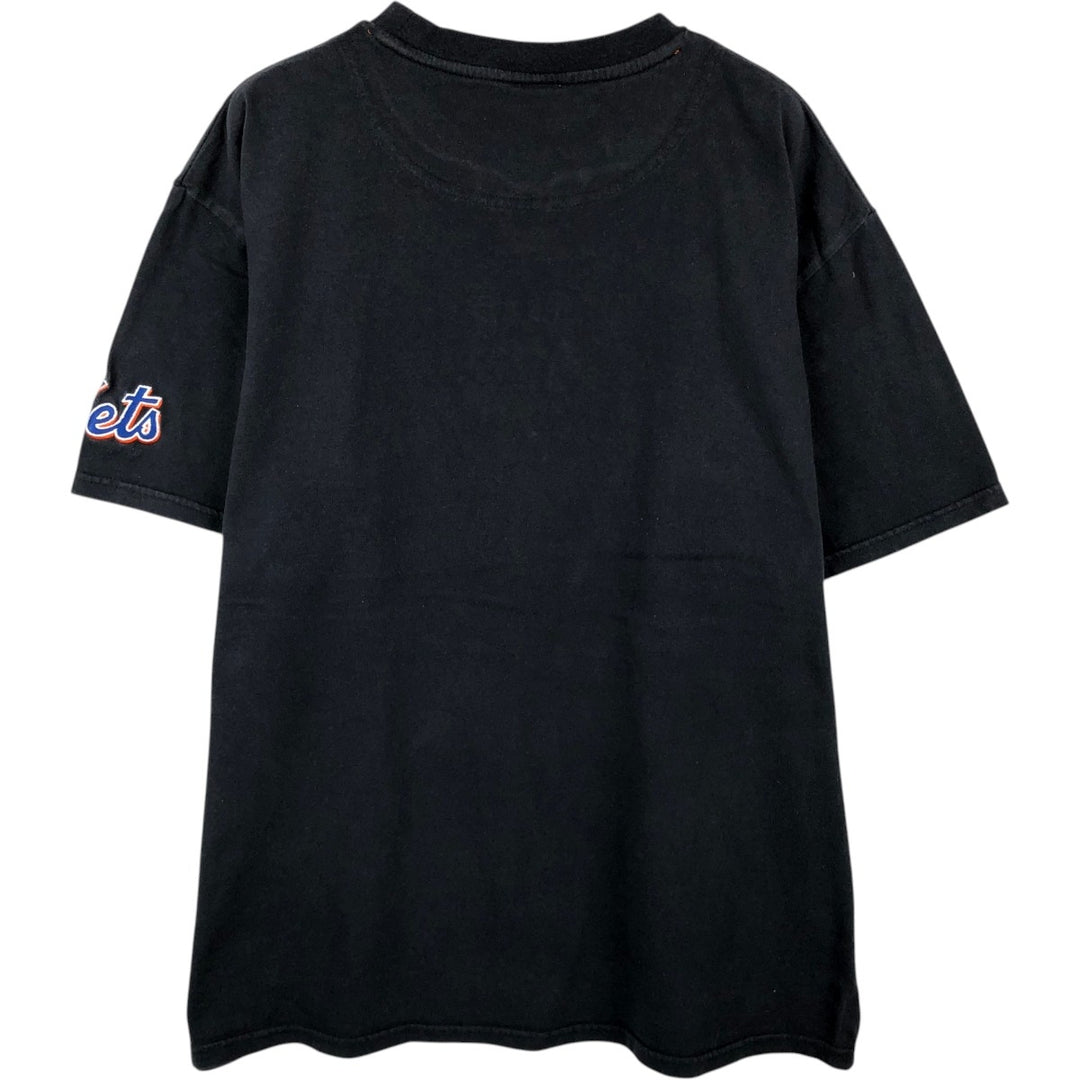 2000'S Nike Team MLB New York Mets Center Logo Sports T-Shirt, Men's Size L (approx.) cotton black type Vintage Second Hand