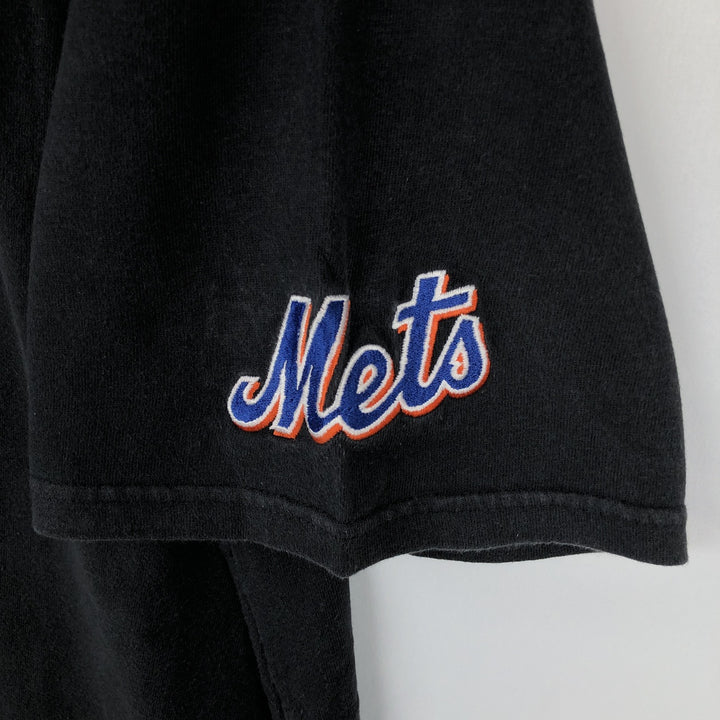 2000'S Nike Team MLB New York Mets Center Logo Sports T-Shirt, Men's Size L (approx.) cotton black type Vintage Second Hand