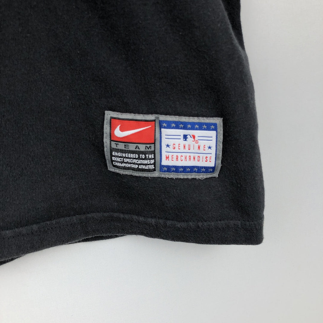 2000'S Nike Team MLB New York Mets Center Logo Sports T-Shirt, Men's Size L (approx.) cotton black type Vintage Second Hand