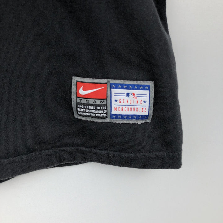 2000'S Nike Team MLB New York Mets Center Logo Sports T-Shirt, Men's Size L (approx.) cotton black type Vintage Second Hand