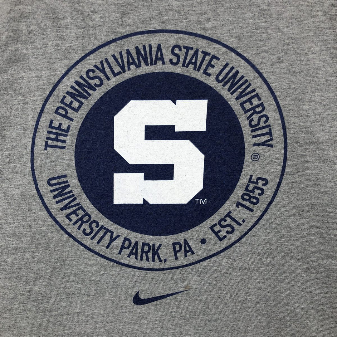 2000'S Nike Team Penn State College T-shirt, Men's Size XL (approx.) cotton gray type Vintage Second Hand