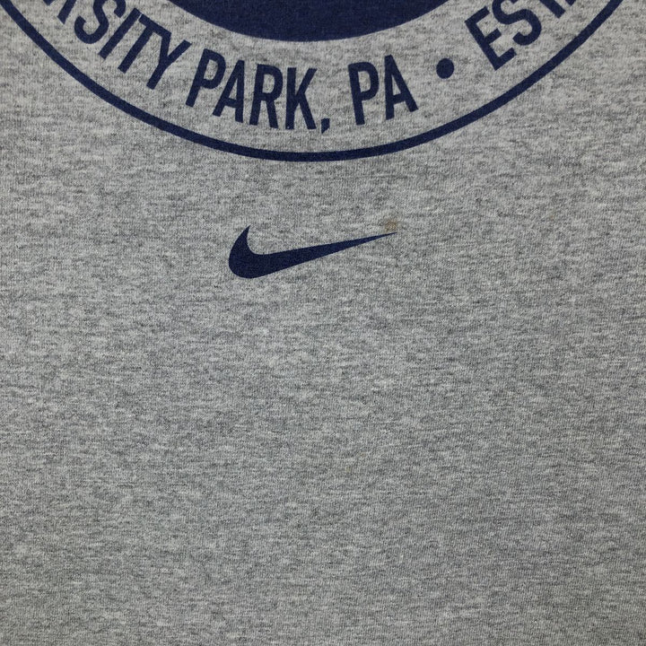 2000'S Nike Team Penn State College T-shirt, Men's Size XL (approx.) cotton gray type Vintage Second Hand