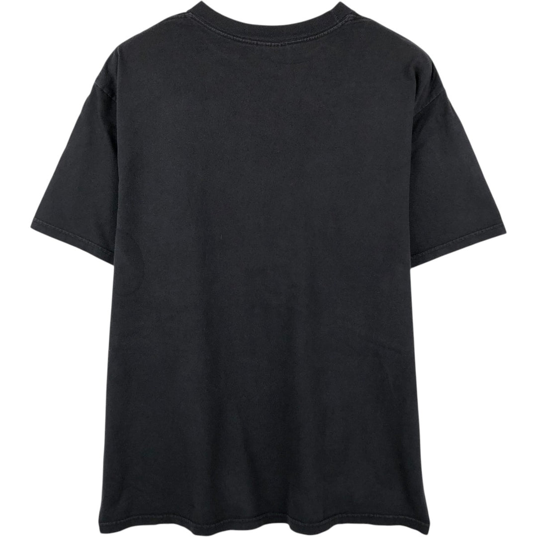 2000'S Adidas logo print T-shirt, men's size M (approx.) cotton black type Vintage Second Hand