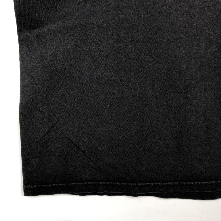 2000'S Adidas logo print T-shirt, men's size M (approx.) cotton black type Vintage Second Hand