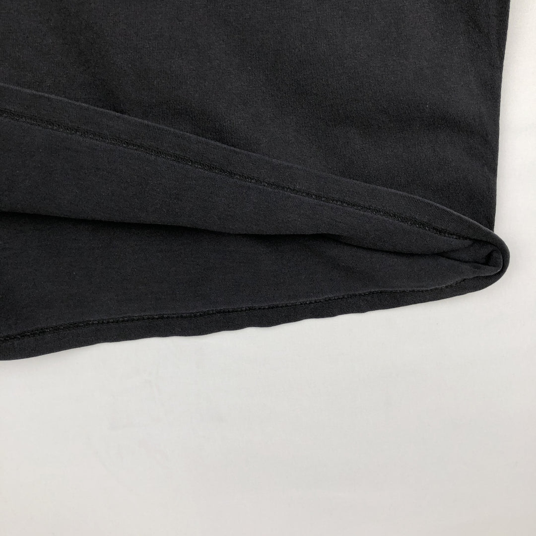 2000'S Adidas logo print T-shirt, men's size M (approx.) cotton black type Vintage Second Hand