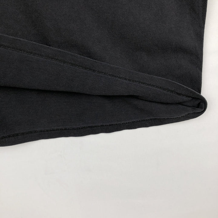 2000'S Adidas logo print T-shirt, men's size M (approx.) cotton black type Vintage Second Hand