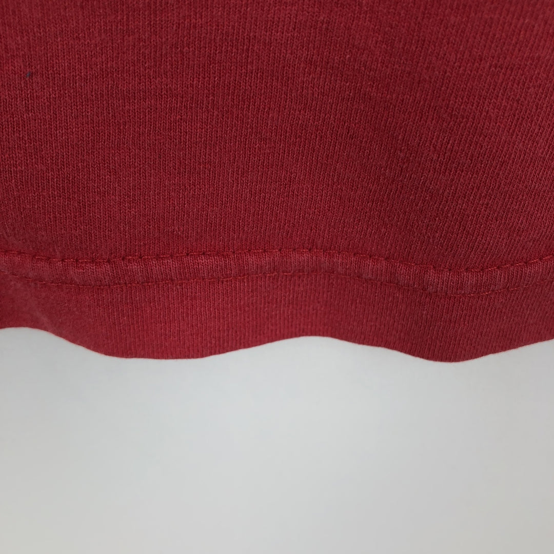 00'S Adidas logo print T-shirt, men's size L cotton red type Vintage Second Hand