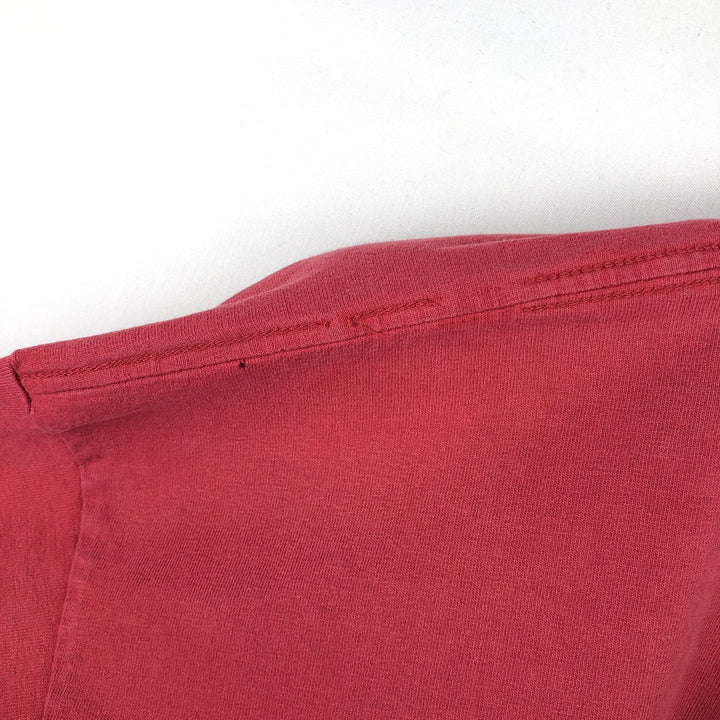 00'S Adidas logo print T-shirt, men's size L cotton red type Vintage Second Hand