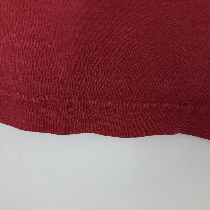 00'S Adidas logo print T-shirt, men's size L cotton red type Vintage Second Hand