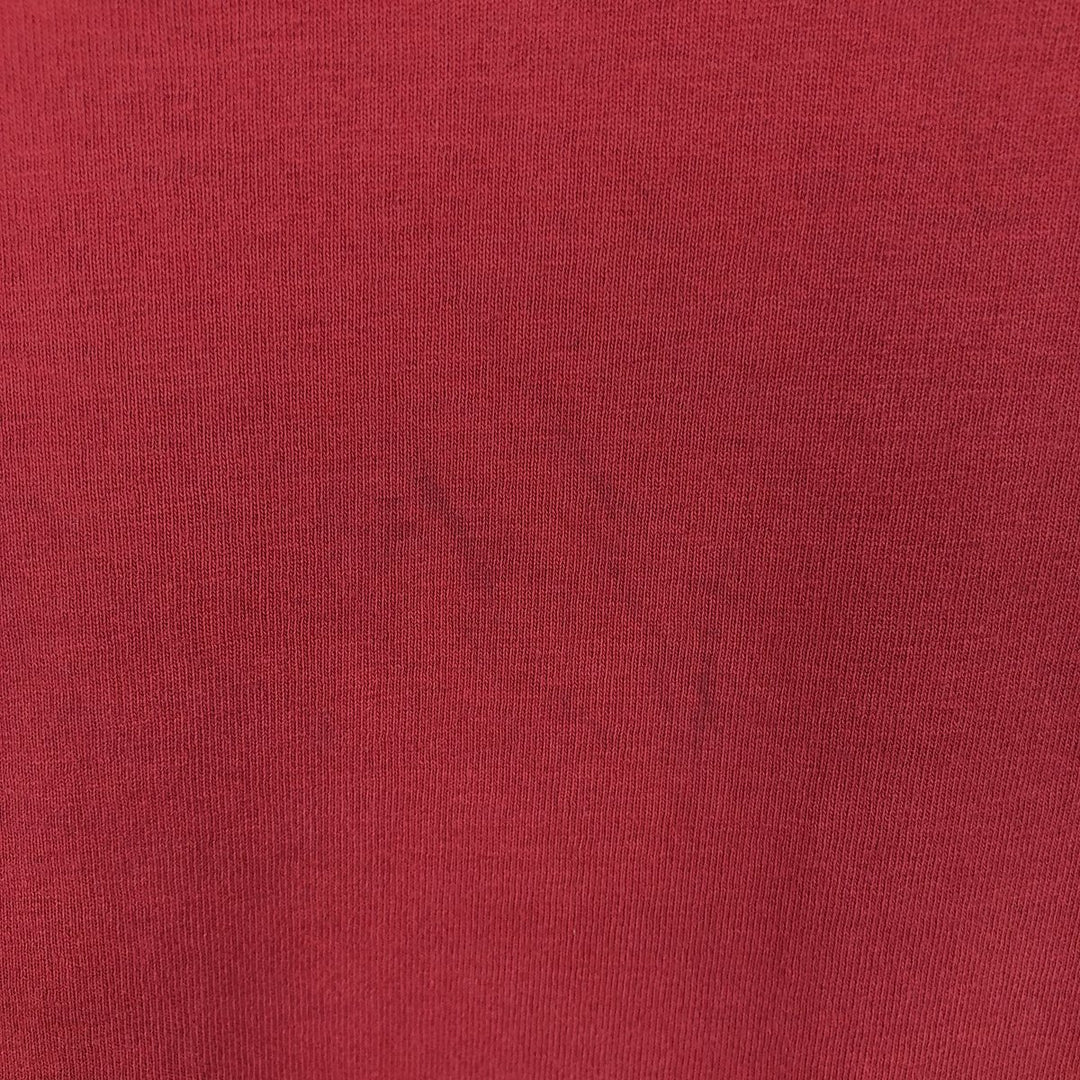 00'S Adidas logo print T-shirt, men's size L cotton red type Vintage Second Hand