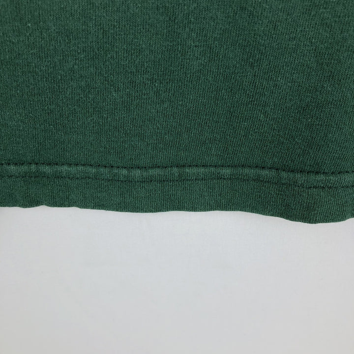 Adidas logo print T-shirt, men's size M (approx.) cotton green type Vintage Second Hand