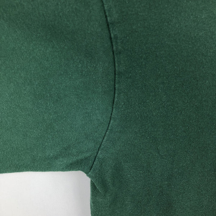 Adidas logo print T-shirt, men's size M (approx.) cotton green type Vintage Second Hand