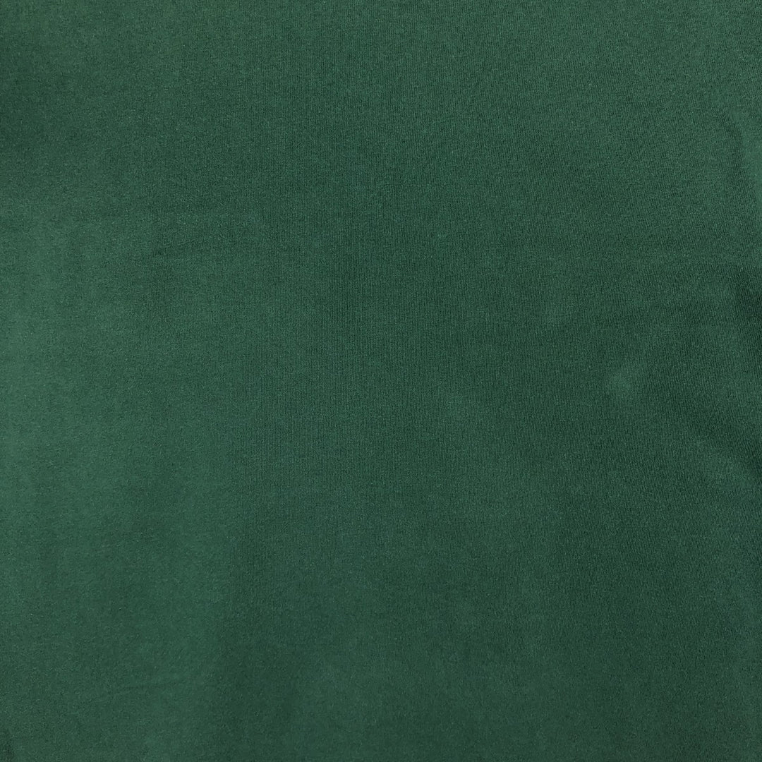 Adidas logo print T-shirt, men's size M (approx.) cotton green type Vintage Second Hand