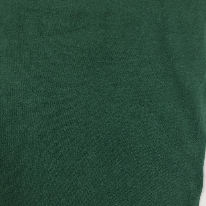 Adidas logo print T-shirt, men's size M (approx.) cotton green type Vintage Second Hand