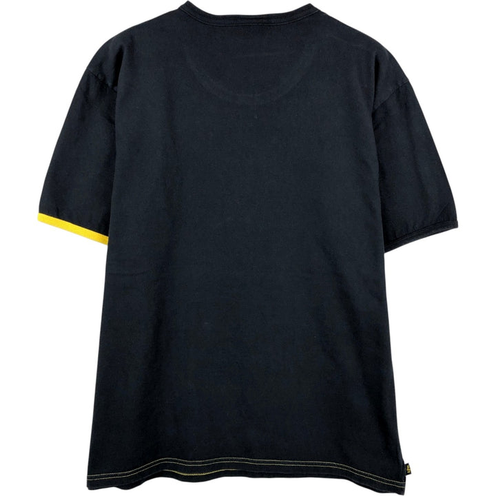 00'S Nike Printed T-shirt Men's XL size cotton black type Vintage Second Hand