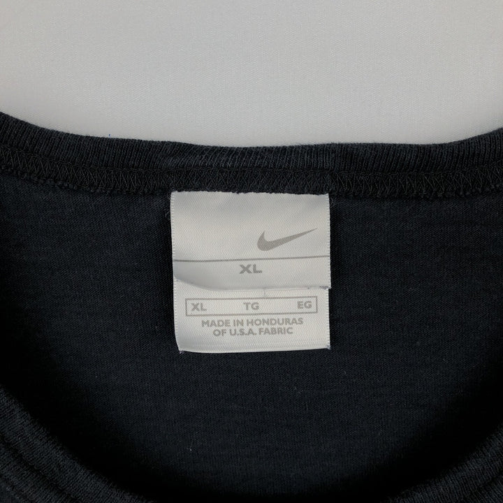 00'S Nike Printed T-shirt Men's XL size cotton black type Vintage Second Hand