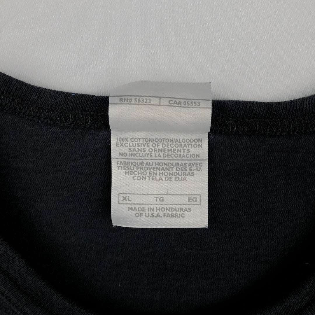 00'S Nike Printed T-shirt Men's XL size cotton black type Vintage Second Hand