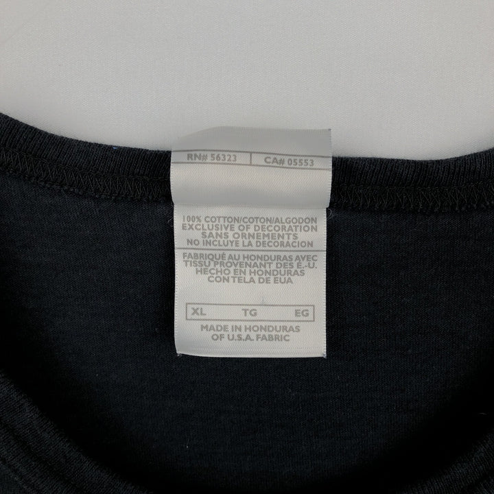 00'S Nike Printed T-shirt Men's XL size cotton black type Vintage Second Hand