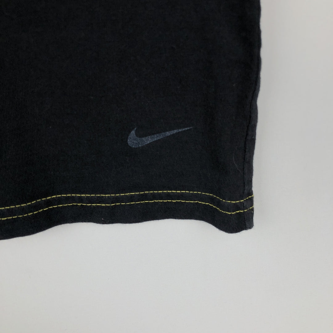 00'S Nike Printed T-shirt Men's XL size cotton black type Vintage Second Hand