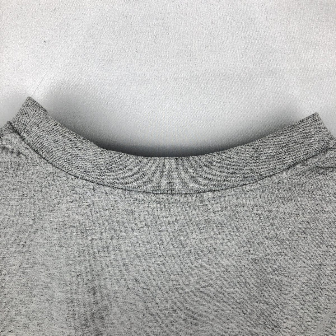 00'S Nike One Point Logo T-shirt Men's L size cotton gray type Vintage Second Hand