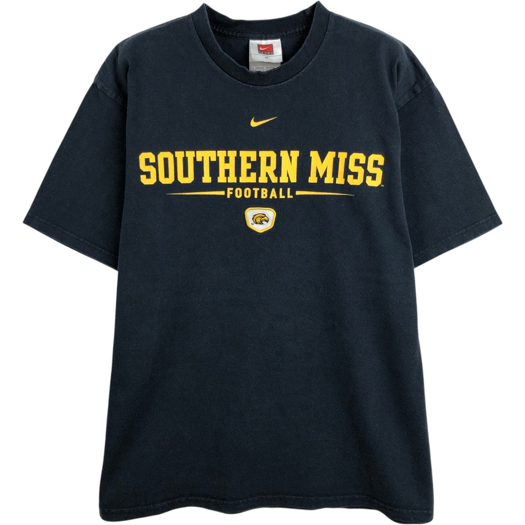 90s-00'S Nike Team Sports T-shirt, Made in USA, Men's Size M (approx.) cotton navy blue type Vintage Second Hand