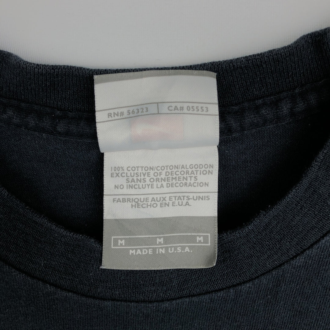 90s-00'S Nike Team Sports T-shirt, Made in USA, Men's Size M (approx.) cotton navy blue type Vintage Second Hand