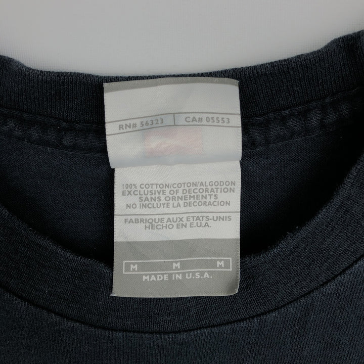 90s-00'S Nike Team Sports T-shirt, Made in USA, Men's Size M (approx.) cotton navy blue type Vintage Second Hand