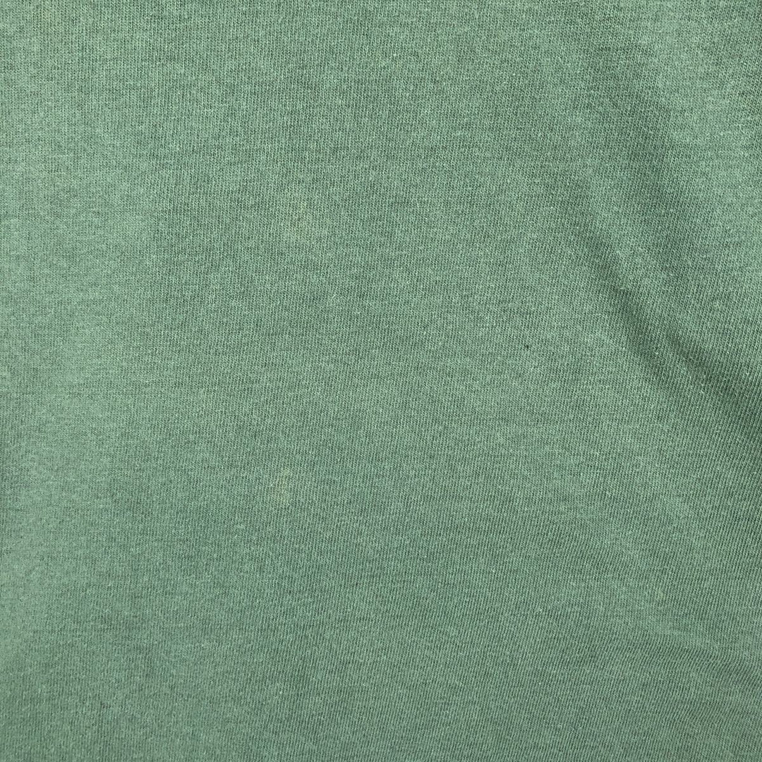 90'S Champion Logo Print T-Shirt Made in USA Men's XL Vintage cotton green type Vintage Second Hand