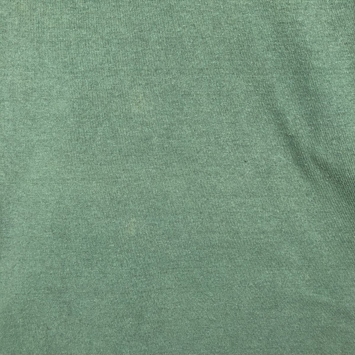 90'S Champion Logo Print T-Shirt Made in USA Men's XL Vintage cotton green type Vintage Second Hand