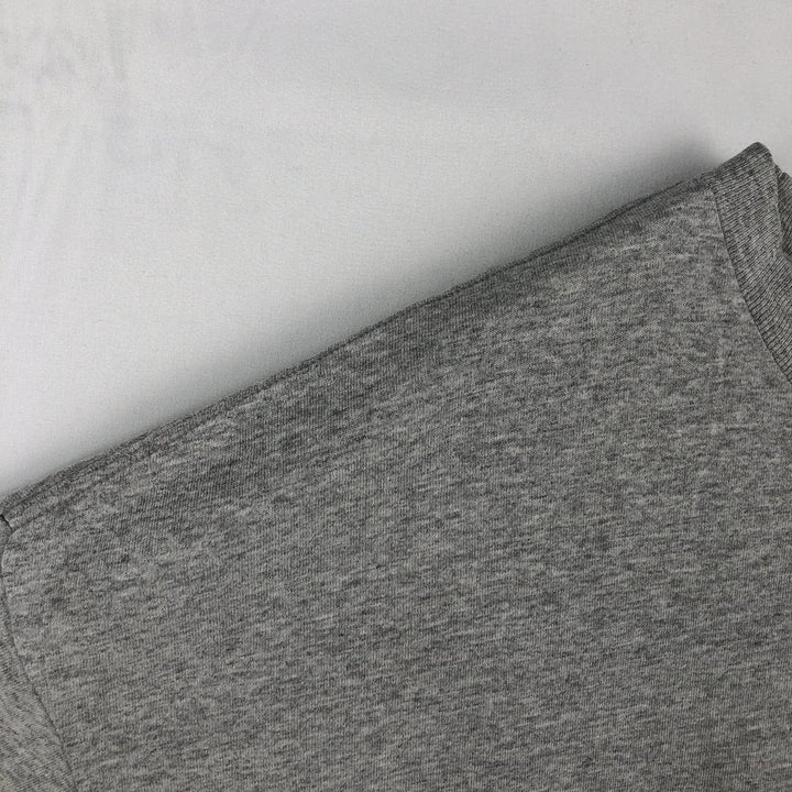 00'S Adidas logo print T-shirt, men's XL size cotton gray type Vintage Second Hand