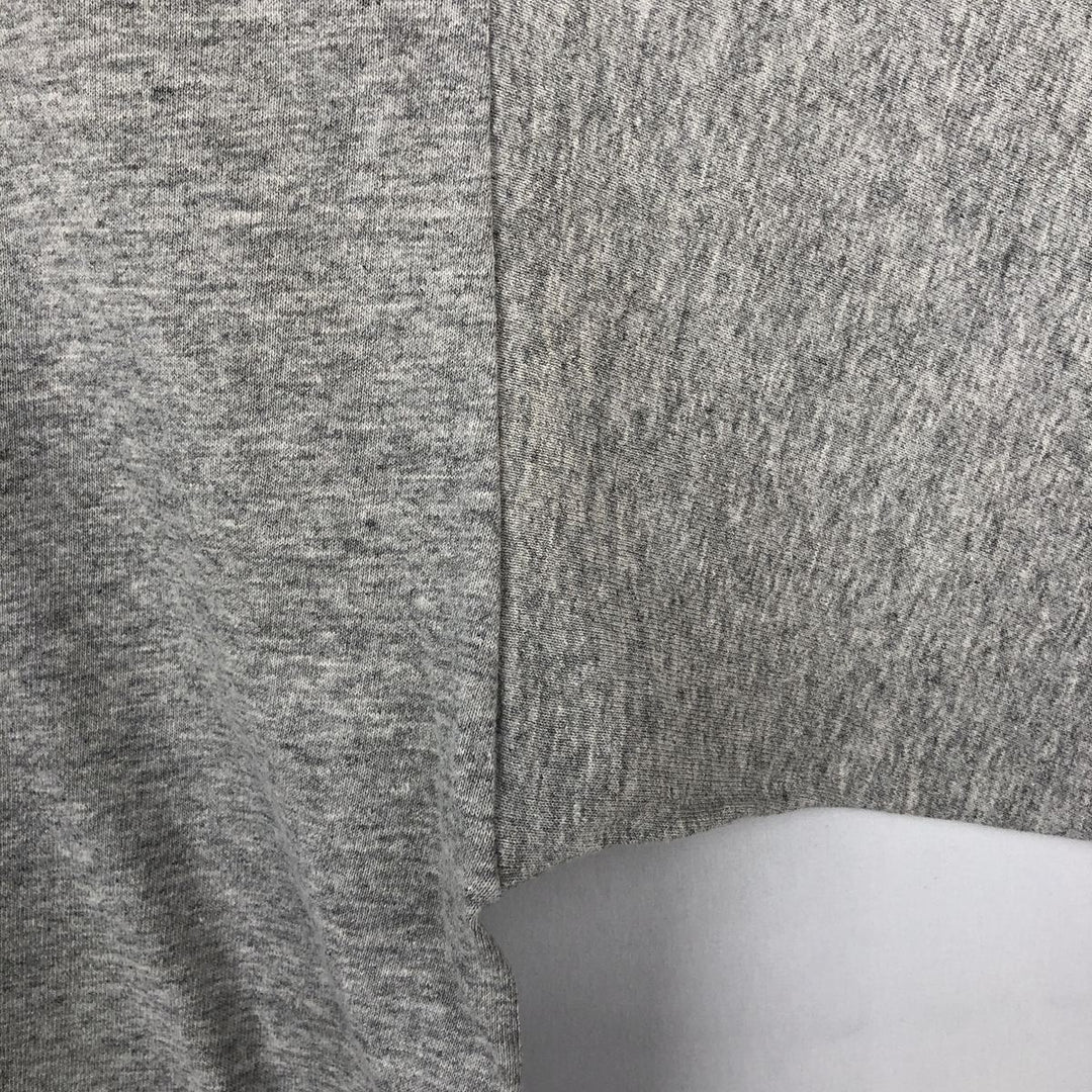 00'S Adidas logo print T-shirt, men's XL size cotton gray type Vintage Second Hand