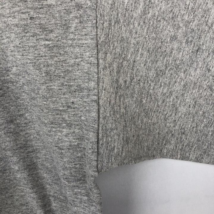 00'S Adidas logo print T-shirt, men's XL size cotton gray type Vintage Second Hand