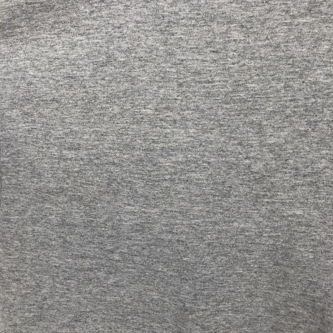 00'S Adidas logo print T-shirt, men's XL size cotton gray type Vintage Second Hand