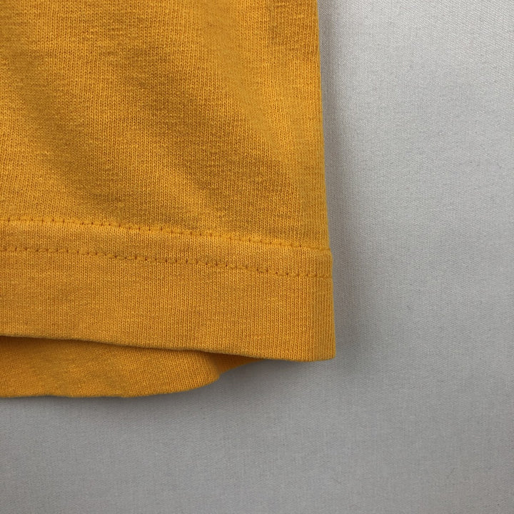 00'S Nike logo print T-shirt, men's XL size cotton yellow type Vintage Second Hand