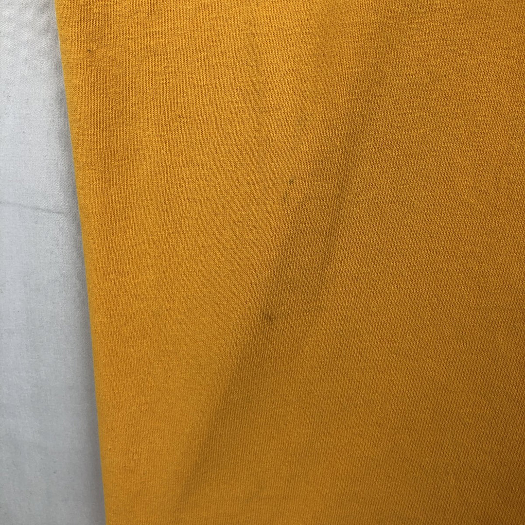 00'S Nike logo print T-shirt, men's XL size cotton yellow type Vintage Second Hand