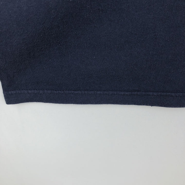Reebok CLASSIC Logo T-Shirt, Made in USA, Men's Size L (approx.) cotton navy blue type Vintage Second Hand
