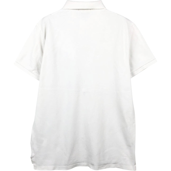 Ralph Lauren POLO RALPH LAUREN CUSTOM SLIM FIT short sleeve polo shirt men's size M cotton white type Vintage Second Hand