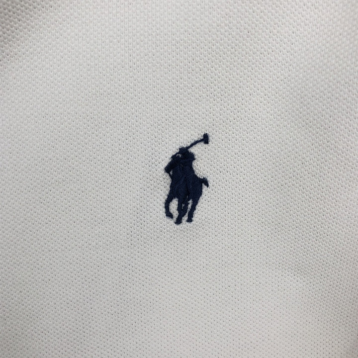 Ralph Lauren POLO RALPH LAUREN CUSTOM SLIM FIT short sleeve polo shirt men's size M cotton white type Vintage Second Hand