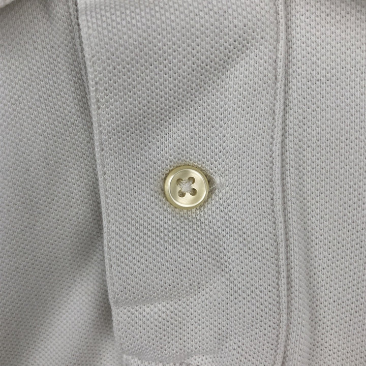 Ralph Lauren POLO RALPH LAUREN CUSTOM SLIM FIT short sleeve polo shirt men's size M cotton white type Vintage Second Hand