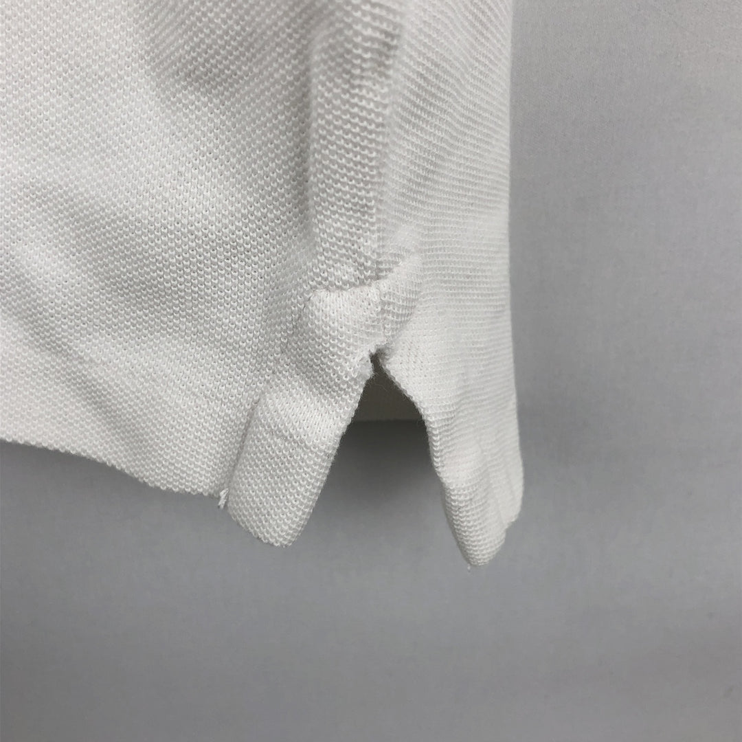 Ralph Lauren POLO RALPH LAUREN CUSTOM SLIM FIT short sleeve polo shirt men's size M cotton white type Vintage Second Hand