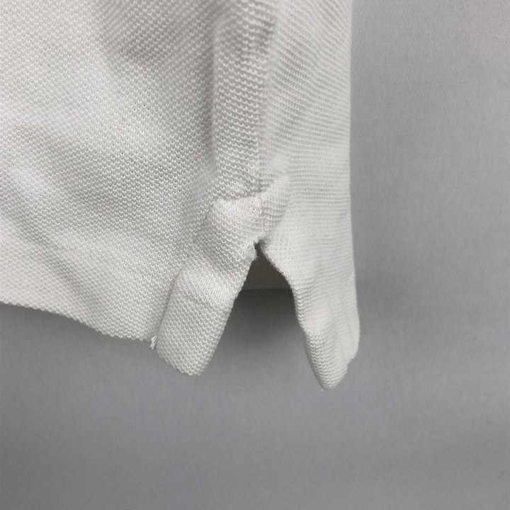 Ralph Lauren POLO RALPH LAUREN CUSTOM SLIM FIT short sleeve polo shirt men's size M cotton white type Vintage Second Hand